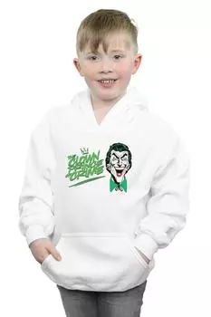 Толстовка с капюшоном «Бэтмен Джокер», «Клоун-принц преступности» DC Comics, белый