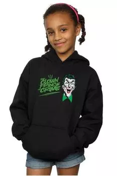 Толстовка с капюшоном «Бэтмен Джокер», «Клоун-принц преступности» DC Comics, черный