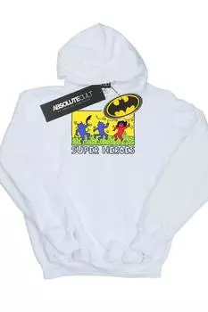 Толстовка с капюшоном «Бэтмен в стиле поп-арт» DC Comics, белый