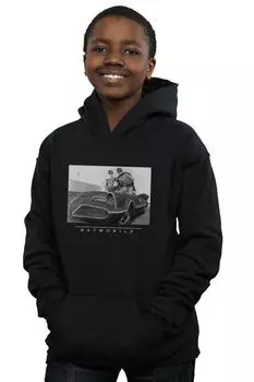 Толстовка с капюшоном «Бэтмобиль» из сериала «Бэтмен» DC Comics, черный