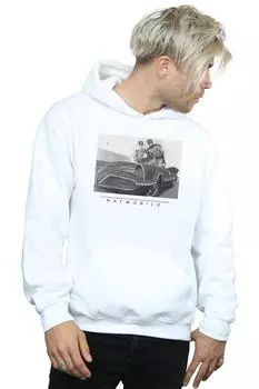 Толстовка с капюшоном «Бэтмобиль» из сериала «Бэтмен» DC Comics, белый