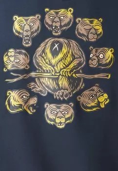 Толстовка с капюшоном BEAR WITH ME HOOD UNISEX Element, темно-синий