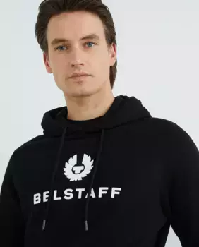 Толстовка с капюшоном Belstaff, черный