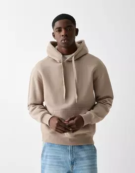 Толстовка с капюшоном Bershka, верблюжий