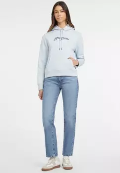 Толстовка с капюшоном BESTICKTER CALIFORNIA Guess Jeans, светло-голубой