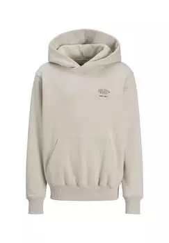 Толстовка с капюшоном «Бетонный глобус» Jack & Jones, серый