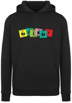 Толстовка с капюшоном BIG BANG THEORY BAZINGA ELEMENTS F4NT4STIC, черный