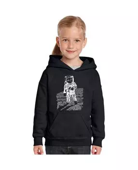 Толстовка с капюшоном Big Girl's Word Art - АСТРОНАВТ LA Pop Art