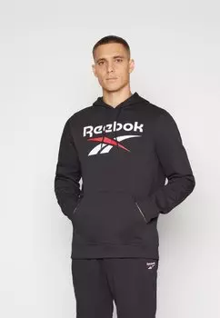 Толстовка с капюшоном BIG LOGO HOOD Reebok, черный