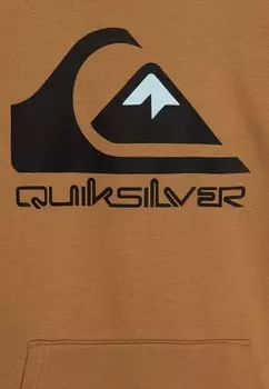 Толстовка с капюшоном BIG LOGO Quiksilver, светло-коричневый