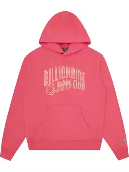Толстовка с капюшоном Billionaire Boys Club Classic Curve Logo, розовый