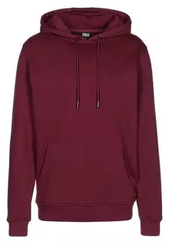 Толстовка с капюшоном BLANK HOODY Urban Classics, бордовый