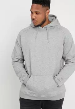 Толстовка с капюшоном BLANK HOODY Urban Classics, серый