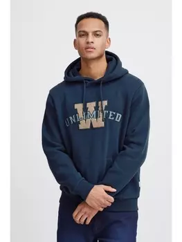 Толстовка с капюшоном BLEND, синий