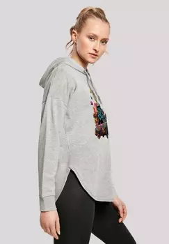 Толстовка с капюшоном BLUMEN AUTO OVERSIZE HOODIE F4NT4STIC, серый