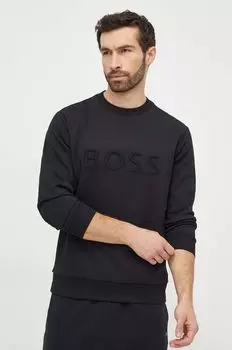 Толстовка с капюшоном Boss Green, черный