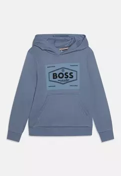 Толстовка с капюшоном BOSS Kidswear, серый