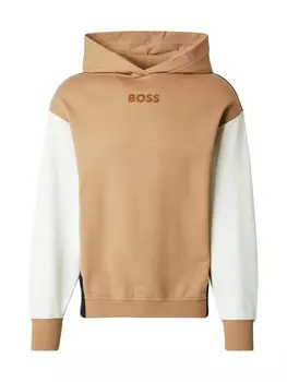 Толстовка с капюшоном BOSS Sweatshirt Econy, кэмел