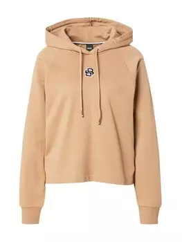 Толстовка с капюшоном BOSS Sweatshirt Emaes2, песочный