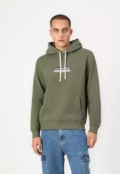 Толстовка с капюшоном BOX HOODY Tommy Hilfiger, темно-зеленый