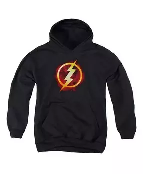 Толстовка с капюшоном Boys of America Youth Flash Title Pull Over Hoodie / Толстовка с капюшоном Justice League, черный