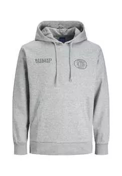 Толстовка с капюшоном Bradley Weekend Jack & Jones, серый