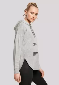 Толстовка с капюшоном BRAVE HEART OVERSIZE F4NT4STIC, серый