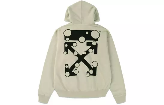 Толстовка с капюшоном Bubble Arrow Skate Off-White, хаки