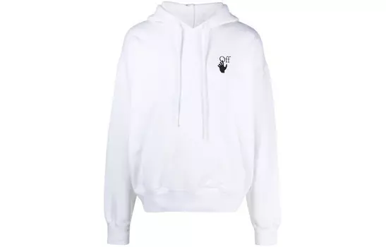 Толстовка с капюшоном Bubble Arrows Off-White, белый