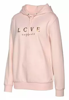 Толстовка с капюшоном Buffalo, розовый