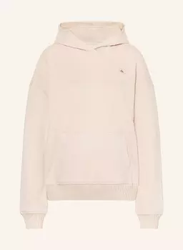 Толстовка с капюшоном Calvin Klein Jeans, розовый