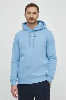 Толстовка с капюшоном Calvin Klein Jeans, синий