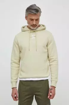 Толстовка с капюшоном Calvin Klein Jeans, зеленый