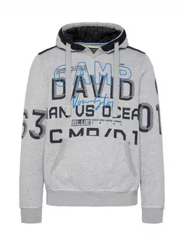 Толстовка с капюшоном Camp David, серый