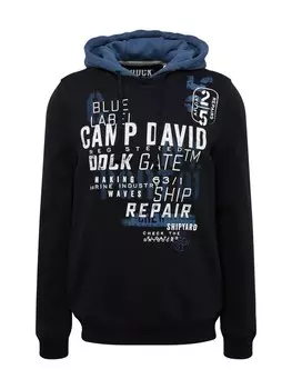Толстовка с капюшоном CAMP DAVID Sweatshirt Shipyard, черный