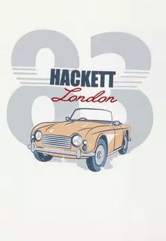 Толстовка с капюшоном CAR CREW Hackett London, кремовый