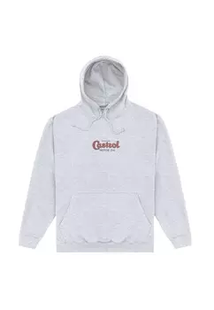 Толстовка с капюшоном CASTROL BRITISH OWNED Henry Tiger, цвет Mottled Light Grey