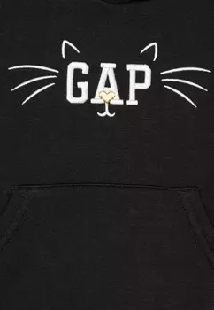 Толстовка с капюшоном CAT GIRL GAP, черный