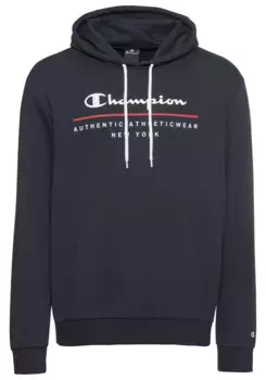 Толстовка с капюшоном Champion "Graphic Shop Hooded Sweatshirt", цвет морской волны