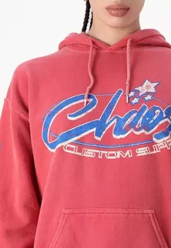 Толстовка с капюшоном CHAOS VINTAGE BDG Urban Outfitters, красный