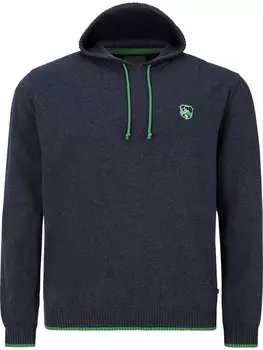 Толстовка с капюшоном Charles Colby Sweater Earl Hicken, темно-синий