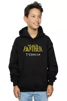 Толстовка с капюшоном «Черная пантера» AKA T'Challa Marvel, черный