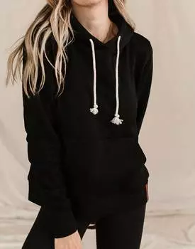 Толстовка с капюшоном черного цвета AMPERSAND AVE