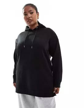 Толстовка с капюшоном черного цвета Yours