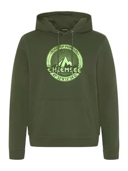 Толстовка с капюшоном Chiemsee, зеленый