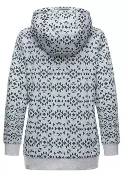 Толстовка с капюшоном CINDA Ragwear, светло-серый