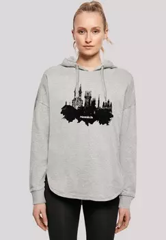 Толстовка с капюшоном CITIES COLLECTION MUNICH SKYLINE F4NT4STIC, серый