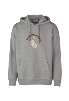 Толстовка с капюшоном Cleptomanicx, серый