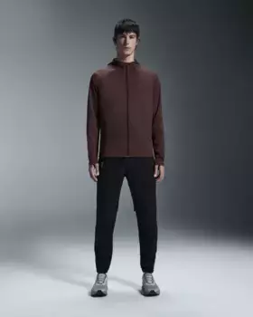 Толстовка с капюшоном Climate Zip On-Running, коричневый