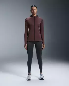 Толстовка с капюшоном Climate Zip On-Running, коричневый